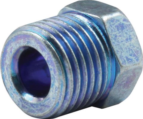 Allstar Performance Inverted Flare Nuts ALL50119 Tube Nuts, Flare, 1/4 in. Tube, 9/16-18 in. Nut, Steel, Pair