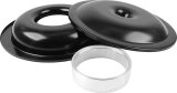 Allstar Performance Aluminum Air Cleaners ALL25905 Cleaner, 14 in. Diameter, Round, Aluminum, Black, 1.5 in. Dropped Base, 1.5 in. Spacer, Each thumbnail 2