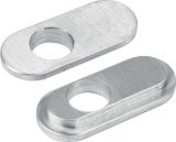 Allstar Performance Control Arm Caster Slugs ALL60082 Components, Slugs, Aluminum, Natural, Sold as a Pair thumbnail 2