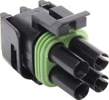 Allstar Performance Weatherpack Connector Housings ALL76296 Wiring Replacement Parts, Weatherpack, Housing, 4 Pin, Female, Square, Each thumbnail 2
