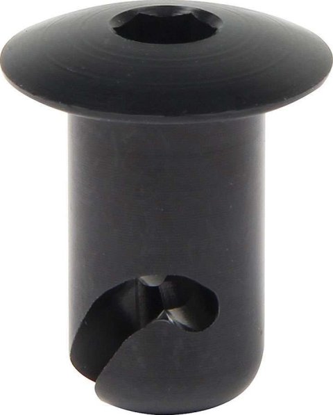 Allstar Performance Oval Head Button Fasteners ALL19177 Fasteners, Allen Head, 7/16 in x .500 in, Aluminum, Black, Set of 50