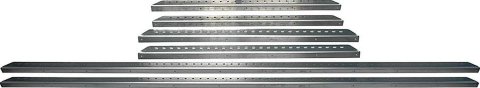 Allstar Performance Body Brace Kits ALL23106 Braces, Aluminum, Natural, Kit