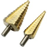 Allstar Performance Step Drill Bits ALL11041 Set, 1/4 in. Round Shank, High-Speed Steel, Titanium Nitride Coated, Set thumbnail 2
