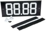 Allstar Performance ET Dial-In Boards ALL23293 Board, 4 Digits, with Velcro®/Suction Cup Mount, Black with White Numbers, Each thumbnail 2