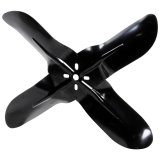 Allstar Performance 4-Blade Steel Fans ALL30099 Fans, Mechanical, 4-Blade, Clockwise Rotation, Steel, Black, 19.00 in. Diameter, Each thumbnail 1