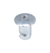 Allstar Performance Oval Head Button Fasteners ALL19071 Quick Fasteners, Fasteners, Torx Head, Aluminum, Cadium Plated, 0.44 in. Shank Diameter, 0.50 in. Shank Length, Set of 10 thumbnail 2