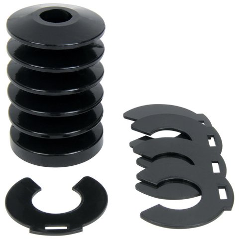 Allstar Performance Adjustable Poly Bump Kits ALL64505 Kit, Adjustable, Polyurethane, Black, Kit