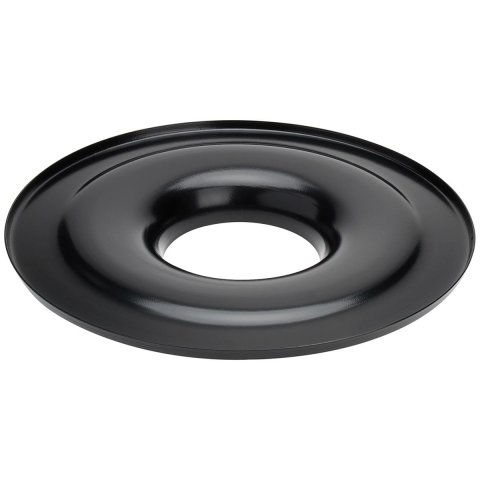 Allstar Performance Air Cleaner Bottoms ALL25957 Base, 14 in. Diameter, Round, Flat Base, Aluminum, Black, Each