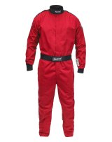 Allstar Performance Single-Layer Driving Suits ALL931077 Suit, One-Piece, Single Layer, Pyrovatex, Men's 3X-Large, SFI 3.2A/1, Red, Each thumbnail 2