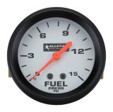Allstar Performance Gauges ALL80098 Gauge, Allstar, Fuel Pressure, 0-15 psi, 2 5/8 in. Diameter, Analog, Full Sweep, Illuminated, Mechanical, White Face, Black Bezel, Each thumbnail 2