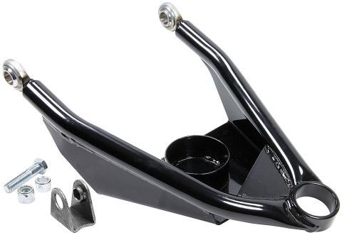 Allstar Performance UMP Tubular Lower Control Arms ALL56321 Arms, Tubular, Front, Lower, Driver Side, Steel, Black Powdercoated, GM, Passenger Car, Each
