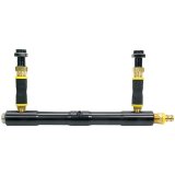 Allstar Performance Fuel Logs ALL26152 Log, Aluminum, Black, -8 AN Inlet, 7/8-20 in. Outlet, Holley 4150, Each thumbnail 1