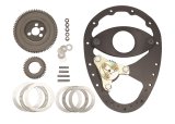 Allstar Performance Aluminum Gear Drives ALL90000 Drive, Aluminum, Single Idler, Chevy, Small Block, Set thumbnail 1
