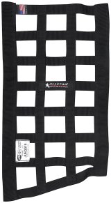 Allstar Performance Loop-Style Window Nets ALL10291 Net, Loop Style, Black, Polypropylene, Ribbon, Square, 11 in. x 21 in., Each thumbnail 2