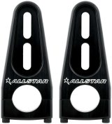 Allstar Performance Sprint Car Adjustable Fuel Cell Mounts ALL55112 Mounts, Adjustable, Aluminum, Black Powdercoated, Pair thumbnail 2