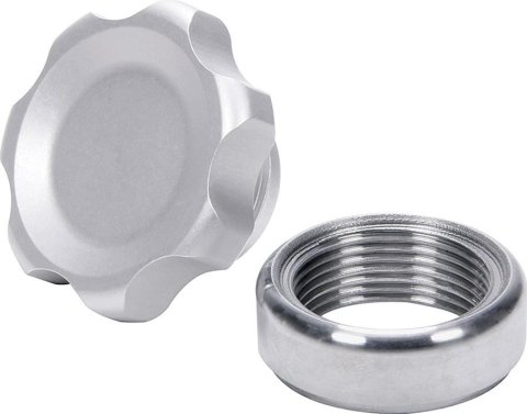Allstar Performance Fill Plug Kits ALL36161 Kit, 1-1/2 in.-12 Thread, Billet Aluminum Cap, Weld-In Steel Bung, 1.50 in. Diameter Cap, Kit