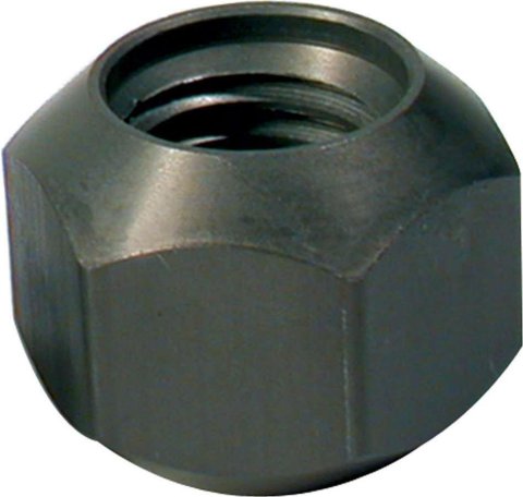 Allstar Performance Lug Nuts ALL44097-100 Nuts, Conical, Double Chamfer, 5/8-11 RH in., Open End, Aluminum, Black Hard Coated, Set of 100 thumbnail 1