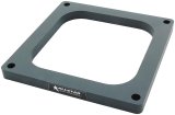 Allstar Performance Drag Hi-Flow 0.5 Inch Carburetor Spacer ALL25990 Carb Spacer, Hi-Flow, Open Style, 0.500 in. Thick, Phenolic Plastic, Black, 4-barrel Dominator, Each thumbnail 1
