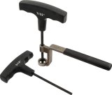 Allstar Performance Valve Lash Adjusting Wrenches ALL96402 Wrenches, 9/16 in. Wrench Size, Steel, Zinc Plated, 3/16 in., 7/32 in. T-Handles, Designed for Stud Girdle Rocker Assemblies, Kit thumbnail 1