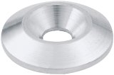 Allstar Performance Countersunk Washers ALL18664 Washers, Countersunk, Aluminum, Natural, I.D. Chamfer, 0.250 in. I.D., 1.250 in. O.D., Set of 10 thumbnail 2