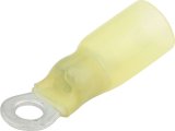 Allstar Performance Terminal Connectors ALL76082 Electrical Wiring Connectors, Tin Plated Copper, #8 Stud Ring with Shrink Sleeve, Male, 10-12 Gauge, Set of 10 thumbnail 2