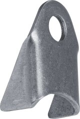 Allstar Performance Chassis Tabs ALL60017 Tabs, Mild Steel, 0.125 in. Thick, 2.050 in. Tall, 0.500 in, Hole, Set of 4 thumbnail 2