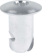 Allstar Performance Oval Head Button Fasteners ALL19172 Fasteners, Allen Head, 7/16 in x .500 in, Aluminum, Set of 10 thumbnail 2