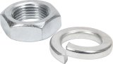 Allstar Performance Pitman Arm Hardware ALL56358 Nut, Hex, Steel, Natural, Washer, GM A and G-body, Each thumbnail 1