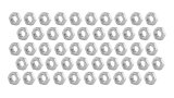 Allstar Performance Aluminum Jam Nuts ALL18275-50 Nut, 3/8-24 in, LH Thread, Aluminum, Set of 50 thumbnail 2