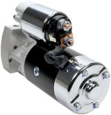 Allstar Performance High-Torque Gear Reduction Mini Starters ALL80516 Starter, High Torque, 3 HP, 3-Position Block Mount, 3.75:1 Reduction, Black/Natural Finish, Chevrolet, LS, Each thumbnail 1