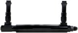 Allstar Performance Fuel Logs ALL26151 Log, Adjustable, Aluminum, Black Anodized, -8 AN Inlet, 3/4 in.-16 in. O-ring Outlets, Each thumbnail 1
