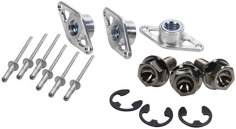 Allstar Performance Wheel Covers ALL44266 Cover Kit, Cover Retainer Kit, Titanium
