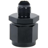 Allstar Performance AN Flare Adapter Fittings ALL49740 Fitting, Adapter, Reducer, Aluminum, Black Anodized, Straight, -4 AN, -3 AN, Male Threads, Each thumbnail 1