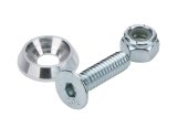 Allstar Performance Body Fasteners ALL18628 Countersunk Bolt Kit 1/4 in x 1 in, Clear thumbnail 2