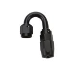 Allstar Performance Hose Ends ALL49382 Fitting, End, 180 Degree, -6 AN to -6 AN Female, Aluminum, Black, Each thumbnail 1