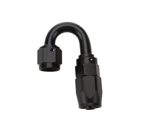 Allstar Performance Hose Ends ALL49382 Fitting, End, 180 Degree, -6 AN to -6 AN Female, Aluminum, Black, Each