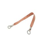 Allstar Performance Ground Straps ALL76329-6 Straps, Straps, Copper Strap, 6 in. Length, with .250 in. Diameter and .375 in. Diameter Terminals, Each thumbnail 1