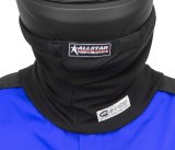 Allstar Performance Helmet Skirts ALL929313 Skirt, SFI 3.3/5 Approved, Multi Layer, Flame-Retardant, Aramid/Cotton Blend, Black, Hook and Loop Closure, Each thumbnail 1
