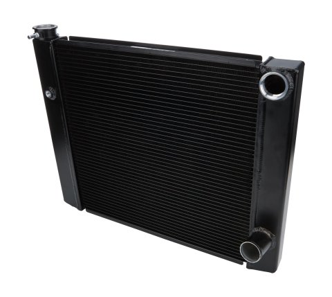 Allstar Performance Radiators ALL30345 Radiator 19" x 26" Dual Pass Lightweight Single Row Black
