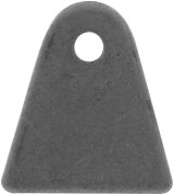 Allstar Performance Chassis Tabs ALL60009 Tabs, Mild Steel, 0.125 in. Thick, 1.50 in. Tall, 0.250 in, Hole, Set of 4 thumbnail 1