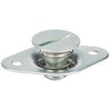 Allstar Performance Flush Head Self-Ejecting Button Fasteners ALL18990 Quick Fasteners, Complete Fastener, Steel, Cadmium Plated, Self-Ejecting, Slotted, 0.400 in., Set of 10 thumbnail 1