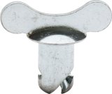 Allstar Performance Winged Head Button Fasteners ALL19250 Quick Fasteners, Fastener Head, Steel, Cadmium Plated, Butterfly, 0.550 in., Set of 10 thumbnail 1
