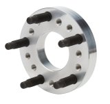 Allstar Performance Aluminum Wheel Adapters ALL44128 Adapters, 1.000 in. Thickness, Billet Aluminum, Black Anodized, 5 x 4 1/2 in./5 x 4 3/4 in. Hub to 5 x 5 in. Wheel, Each thumbnail 2