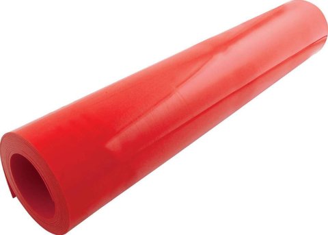 Allstar Performance Rolled Plastic ALL22410 Plastic, Red, .070 in. Thickness, 24 in. Width, 10 ft. Length, Each thumbnail 2