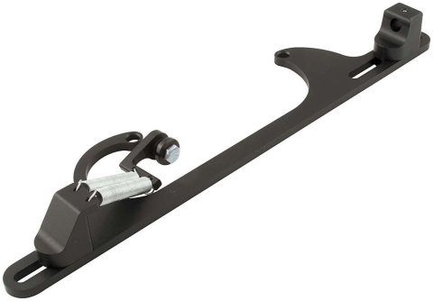 Allstar Performance Adjustable Throttle Brackets with Return Springs ALL54219 Bracket Springs, Adjustable, Carb Base Mount, Aluminum, Black, Edelbrock or 4150 Carb, Morse, Kit