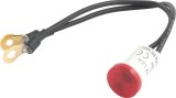 Allstar Performance Warning Lights ALL99066 Indicator Light, Red, White Housing, 0.659 in. Diameter, Each thumbnail 1