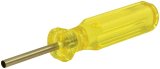 Allstar Performance Extraction Tools ALL76264 Pin Tool, Steel, Zinc Plated, Yellow Plastic Handle, Each thumbnail 1