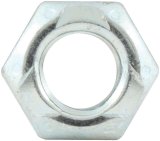 Allstar Performance Mechanical Locking Hex Nuts ALL16033-10 Nuts, Hex, Self-locking, Steel, Zinc Plated, 7/16-14 in. Coarse Thread, Set of 10 thumbnail 1