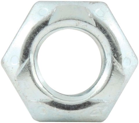 Allstar Performance Mechanical Locking Hex Nuts ALL16033-10 Nuts, Hex, Self-locking, Steel, Zinc Plated, 7/16-14 in. Coarse Thread, Set of 10