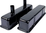 Allstar Performance Steel Valve Covers ALL26147 Covers, Tall, Perimeter Bolt Mounting Style, Steel, Black, Chevy, Small Block, Pair thumbnail 2